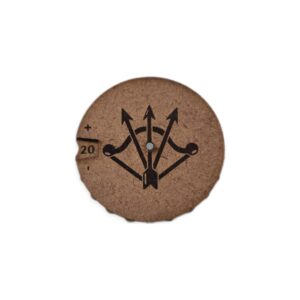 Contador de flechas para RPG em MDF