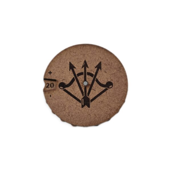 Contador de flechas para RPG em MDF