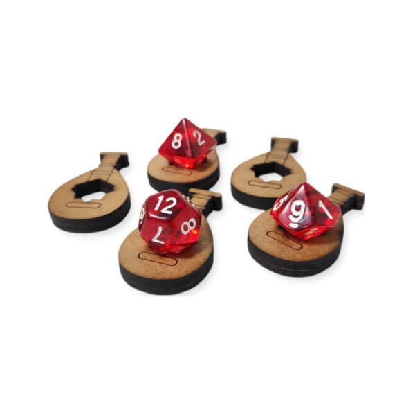 Token de Inspiração de Bardo (Bardic Inspiration) para RPG em MDF - Imagem 2