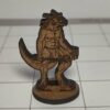 Povo Lagarto, Lizardfolk, Homem Lagarto em miniatura pra RPG em MDF - Image 2