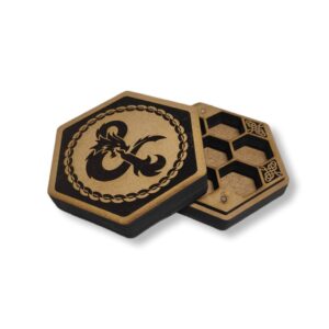 Caixa para dados de RPG em MDF