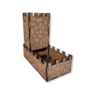 Torre de Dados Castelo Medieval em MDF