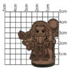 Humano Mago Chibi – Miniatura para RPG em MDF Gravado a Laser - Image 2