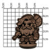 Miniatura Chibi de Anão Guerreiro – Força e Carisma em Estilo Cartunesco - Image 2