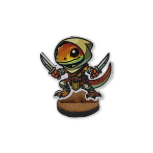 Draconato Ladino Chibi – Miniatura Colorida para RPG