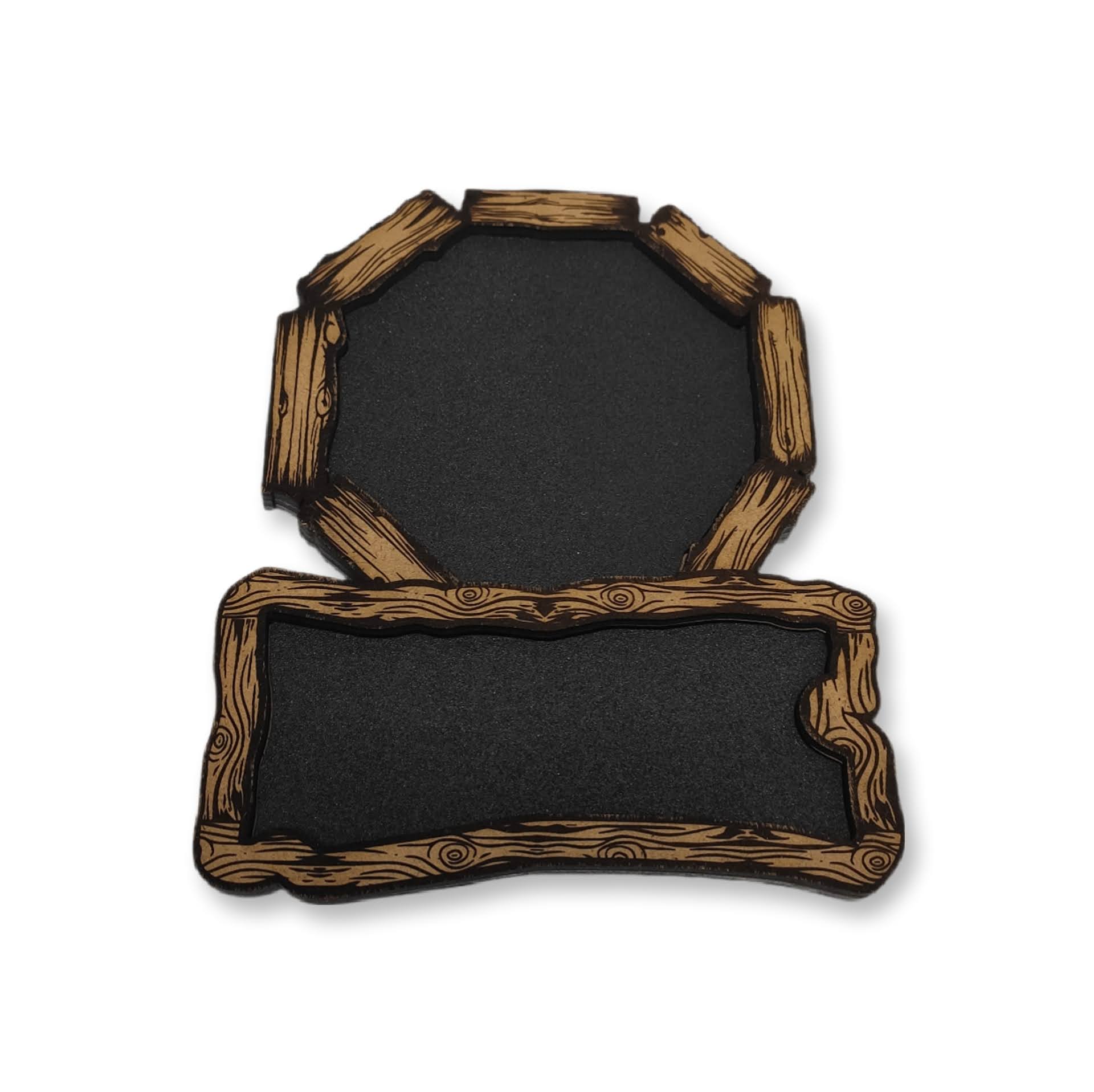 Porta Copos com Bandeja para Dados em MDF – Acessório RPG e Board Games - Imagem 4