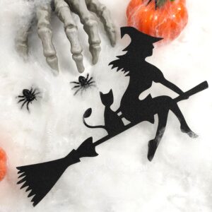 Apliques de Bruxas para Halloween em EVA Preto