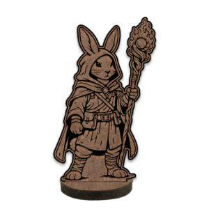 Miniatura Homem Coelho Mago em MDF 3mm
