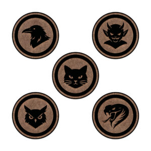 kit de familiares RPG em MDF – 5 Unidades